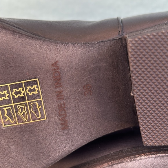 EUC Free People Black Chelsea Ankle Boots with Pointed Toe EU 36 Leather Western - Picture 8 of 10